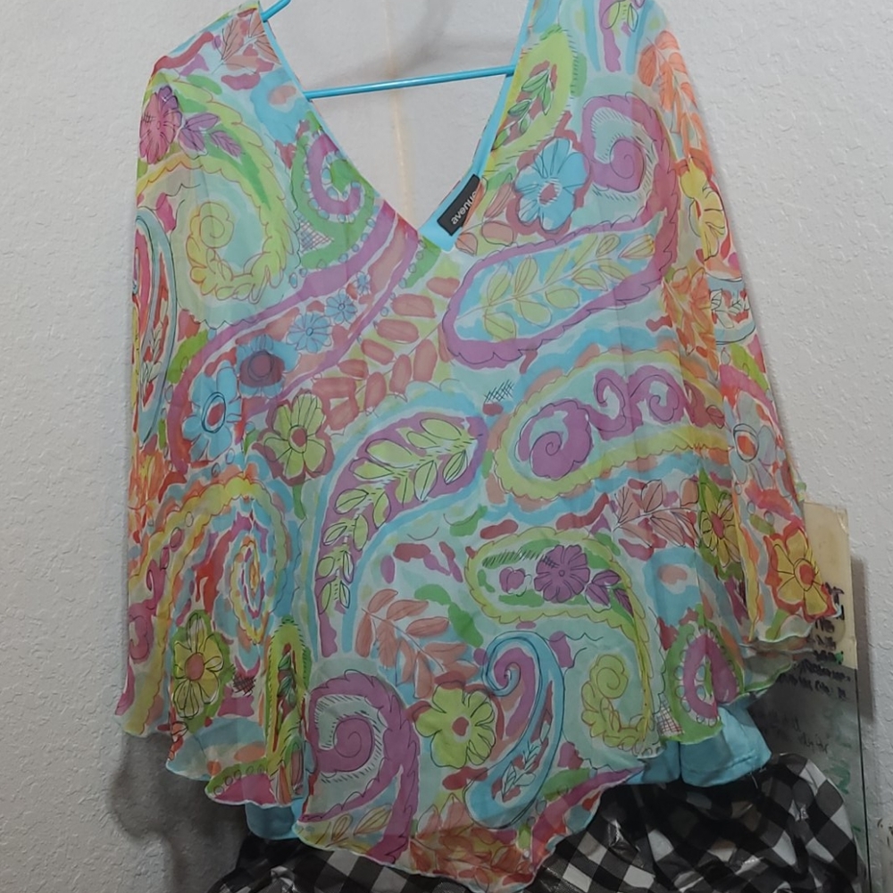 Floral Double layer top